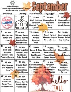 Our day program follows a set daily lunch menu, and now you can easily see what’s being served each day right here. This is a quick and convenient way to stay updated on our meals and know what’s for lunch at Building Blocks.